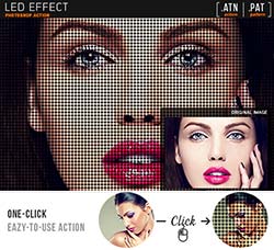 极品PS动作－LED效果：Led Effect Action